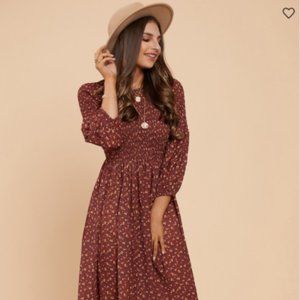 Floral Midi Dress - NO LONGER AVAILABLE